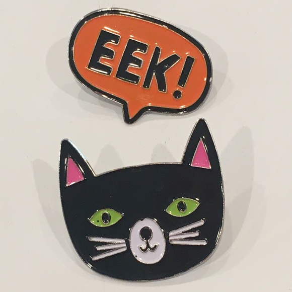 Cat & EEK! Pins